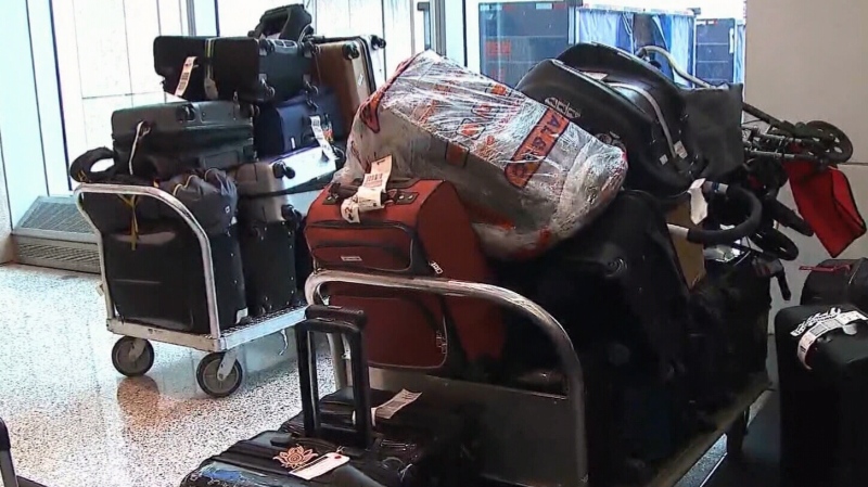 Baggage issues are causing airport delays