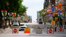 Final Canada Day preparations are made in downtown Ottawa on Wednesday, June 29, 2022. THE CANADIAN PRESS/Sean Kilpatrick