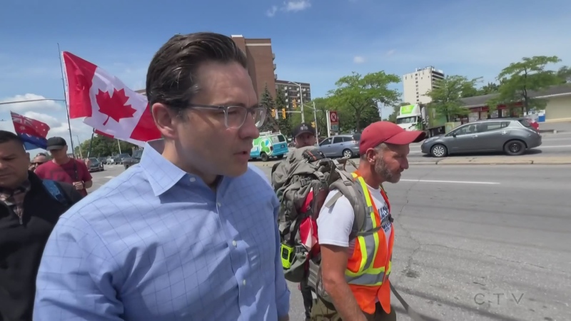 Poilievre joins 'March to Freedom' 