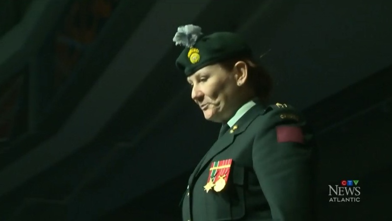 Lieutenant Colonel Rhonda Matthews takes charge of her brigade – breaking new ground in the Canadian Forces. 