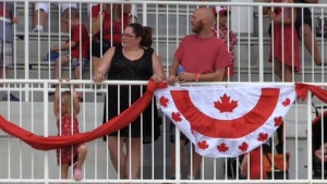 Participants at a past Canada Day celebration in Wilmot, Ont. (CTV Kitchener)