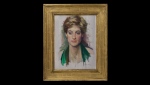 The oil sketch, a preparatory study for a formal full-length portrait by American artist Nelson Shanks, was completed in 1994, three years before Diana's death in Paris. n(Courtesy Philip Mould & Company via CNN)