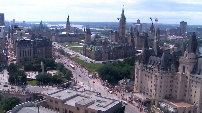 Canada Day in downtown Ottawa