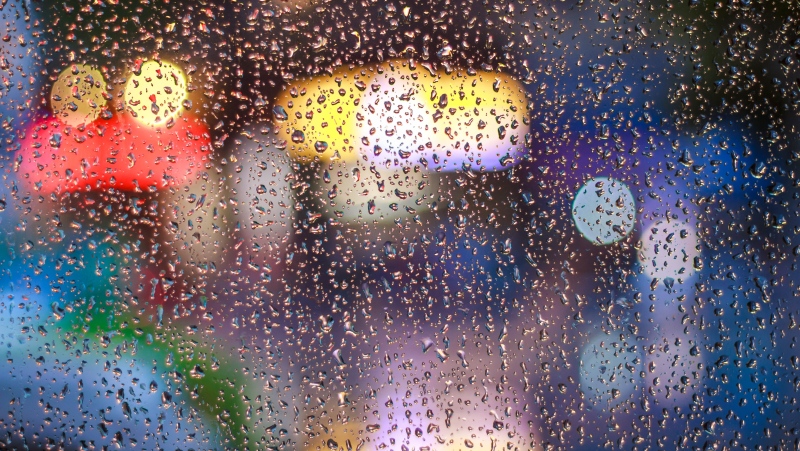 Rain on a window. (Image source, Pexels)
