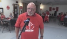 Sudbury’s Mayor Brian Bigger celebrating Canada Day at Royal Canadian Legion Branch 76 (Alana Everson Videojournalist CTV News)