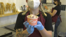 Kind Ice Cream wanted something special to mark July 1. (Darcy Seaton/CTV News)