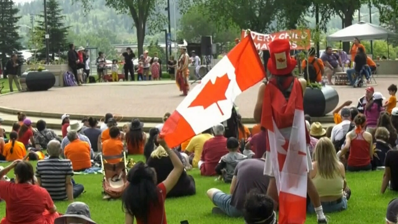 Edmontonians mark Canada Day