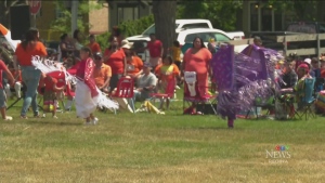 Regina held its first Canada Day celebration without pandemic restrictions since 2019. (Donovan Maess/CTV News)