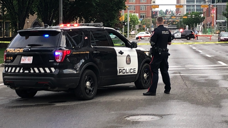 Police closed part of First Street at 14 Avenue early Saturday morning due to an ongoing investigation