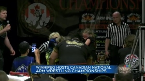Arm wrestling championship takes place in Winnipeg