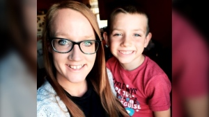 Felicia Holden and her 8-year-old son were attending events in Pugwash, N.S., Friday when he fainted twice. 911 was called right away, but Holden says help was slow to arrive. (Courtesy: Felicia Holden)