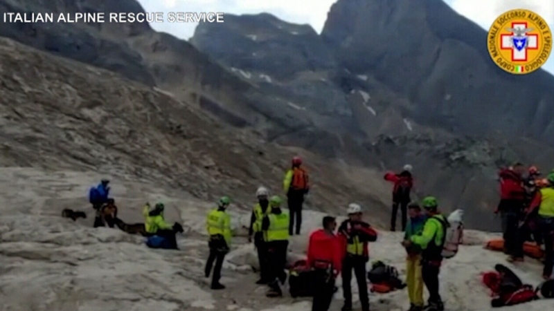 Six killed after glacier chunk detaches in Italy