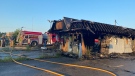 London fire crews were called to the former Dairy Queen on Wharncliffe Road early Monday morning, July 4, 2022. (Source: London fire)