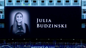 The Toronto Blue Jays announced the passing of Julia Budzinski this weekend. (Twitter / @BlueJays)