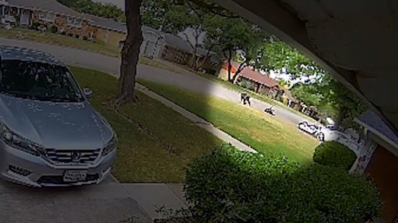 Ring video shows officer shooting in Texas