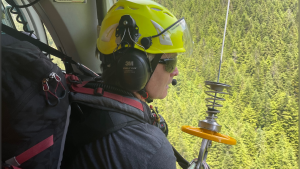 Crews in Coquitlam were able to rescue a badly injured hiker on Saturday, July 2 2022. Image credit: Coquitlam SAR. 