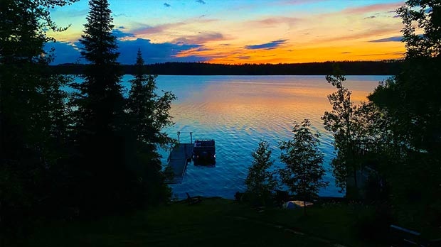 Beautiful Bird Lake sunset. Photo by David Paraluch.