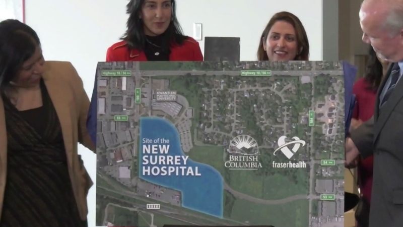 A new hospital in Surrey is going to cost more than the province initially thought. 