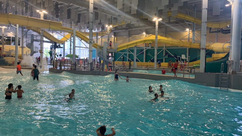 Adventure Bay reopened to the public after sitting closed for more than two years in Windsor, Ont. on Monday, July 4, 2022. (Chris Campbell/CTV News Windsor)