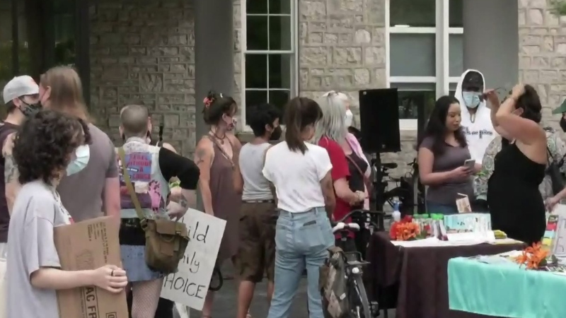 Guelph is the latest city in the region to see a rally following the U.S. Supreme Court overturning of Roe v. Wade. Krista Sharpe has more.