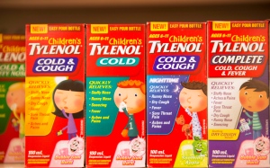 Boxes of over-the-counter cough and cold remedies are shown at a drug store in Toronto on Tuesday March 15, 2016. A study has found that about one in five kids under age six continued to be given over-the-counter cough and cold remedies, despite a Health Canada warning that they should not be used in young children due to potential harm. A study has found that about one in five kids under age six continued to be given over-the-counter cough and cold remedies, despite a Health Canada warning that they should not be used in young children due to potential harm. (THE CANADIAN PRESS/Doug Ives)
