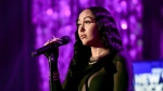 Noah Cyrus, here in 2021, is opening up about her Xanax addiction. (Alberto E. Rodriguez/Getty Images/CNN)
