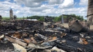 More than 100 dairy cows have died at Ferme des Gaudette in the Monteregie (photo: CTV News Montreal / Dave Touniou)