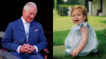 Prince Charles, left, and granddaughter Lilibet “Lili” Diana Mountbatten-Windsor are seen in this composite photo. Prince Charles has met his granddaughter Lilibet for the first time, the prince's office confirmed to CTVNews.ca. (Jane Barlow/Pool via AP, the Duke and Duchess of Sussex)