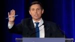 Conservative leadership hopeful Patrick Brown takes part in the Conservative Party of Canada French-language leadership debate in Laval, Quebec on Wednesday, May 25, 2022. THE CANADIAN PRESS/Ryan Remiorz