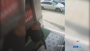 Video released of machete attack suspect