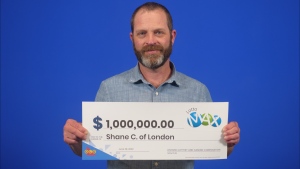 Shane Couchman of London won in the June 3 LOTTA MAX draw. (Source: OLG)