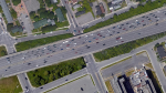 A planned replacement of the Booth Street Bridge on Highway 417, slated for July 14-18, has been delayed due to a labour disruption. (Image: Google)