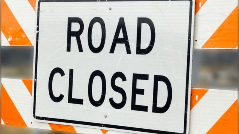 Melrose Avenue closed until 4 p.m. today.