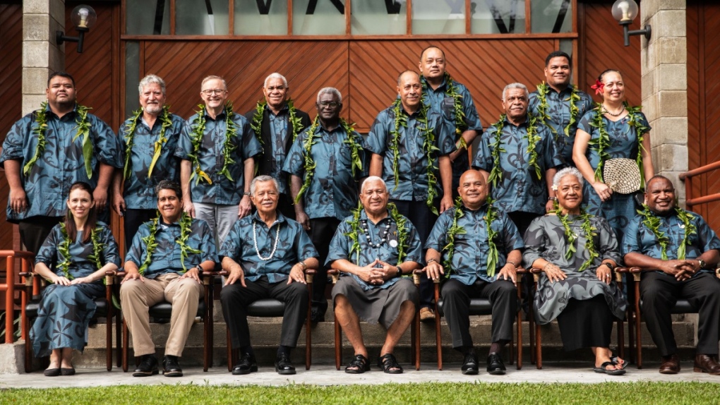 Pacific Islands Forum leaders in Suva, Fiji