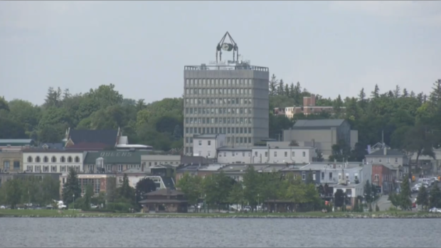 City of Barrie across the water.  (CTV NEWS Barrie)
