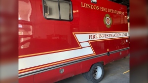 London Fire Department Investigation Unit truck. (Source: London fire)