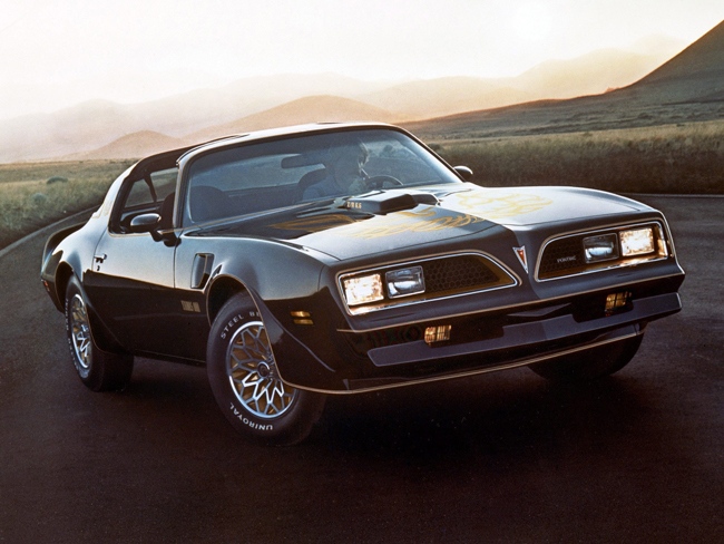 In this undated photo released by General Motors Corp., a 1976 Pontiac Firebird Trans Am is shown.