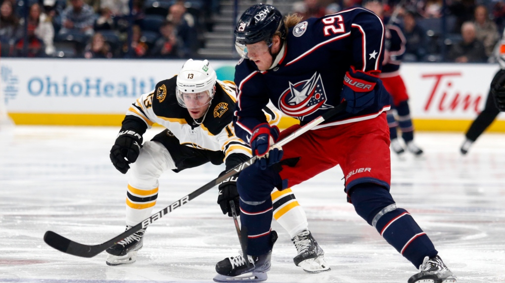 Blue Jackets' Laine excited to stay in Columbus, play with Gaudreau
