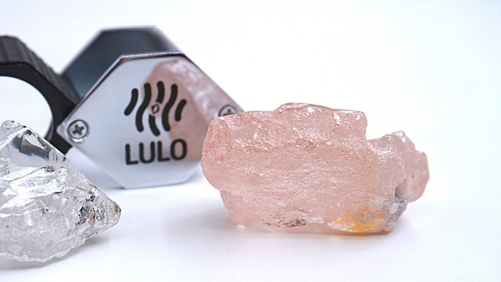 170 carat pink diamond recovered from Lulo, Angola