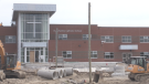 A new Catholic school is under construction in Simcoe County on Wed., July 27, 2022. (CTV News/Catalina Gillies)