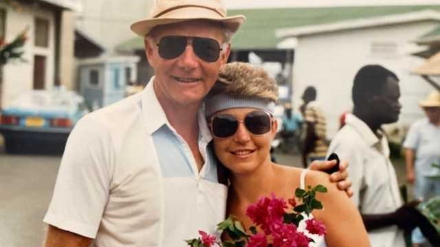 A photo of Jo Waterhouse alongside her late husband, David Waterhouse (Courtesy of Jo Waterhouse)