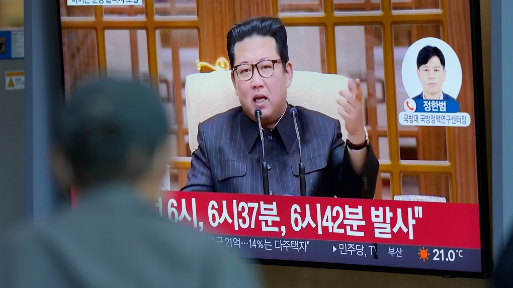 Kim Jong Un on TV