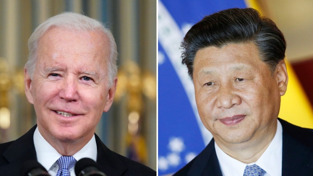 Presidents Joe Bidenand  Xi Jinping