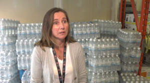 Anastasia Ziprick, director of development at Main Street Project says water is a matter of life and death for people living outside in extreme heat. (Source: Mason DePatie, CTV News)