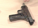 Handgun seized