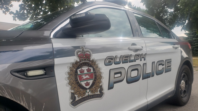 A Guelph police cruiser is seen on Aug. 3, 2022. (Daniel Caudle/CTV News Kitchener)