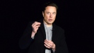 Elon Musk provides an update on Starship, Thursday, Feb. 10, 2022, near Brownsville, Texas. (Miguel Roberts/The Brownsville Herald via AP, File)