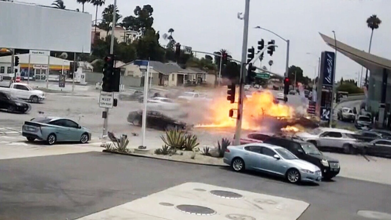 WARNING: Video of fatal crash in California