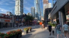 Adelaide Street is pictured in downtown Toronto August 5, 2022. (Joshua Freeman /CP24)