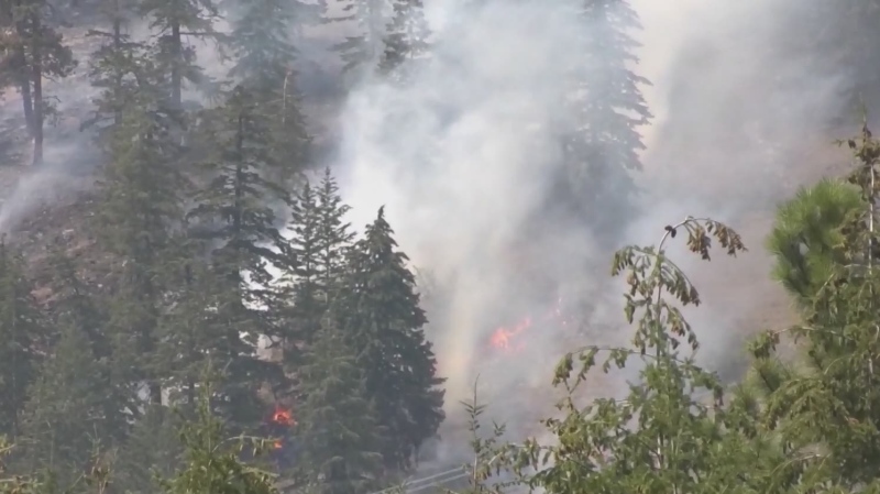 61 active wildfires burning in British Columbia